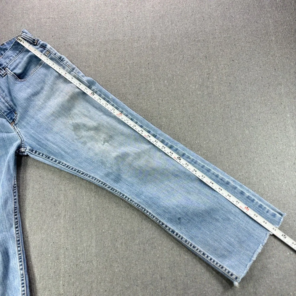 Vintage Carhartt Distressed Light Wash Patina Raw Hem Jeans
